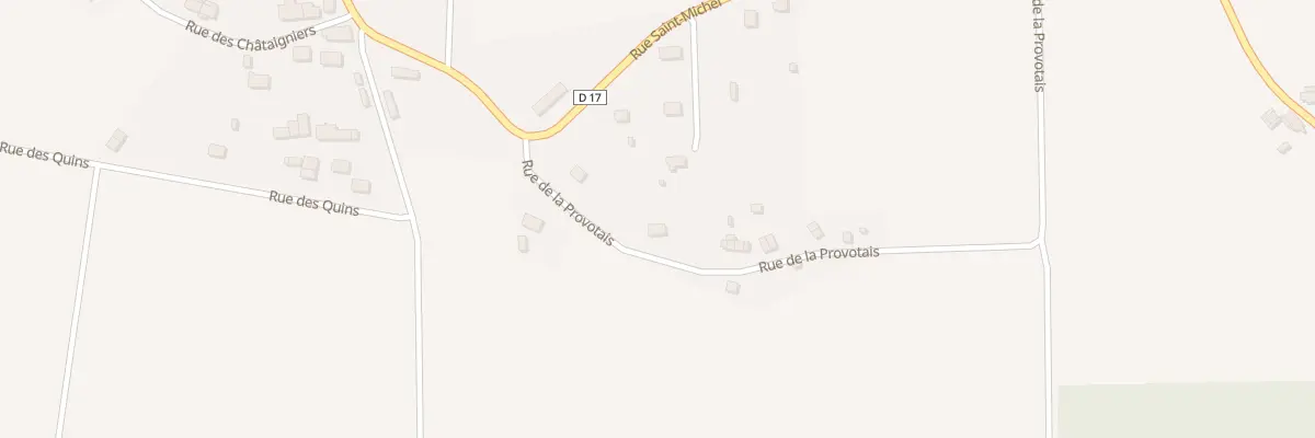 Plan du 5 Rue de la Provotais à Théhillac