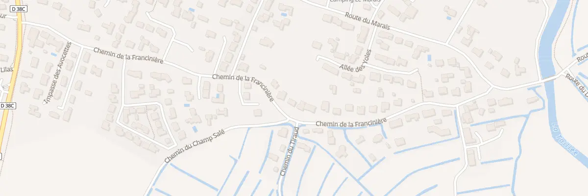 Plan du 35 Che de la Francinière à La Barre-de-Monts