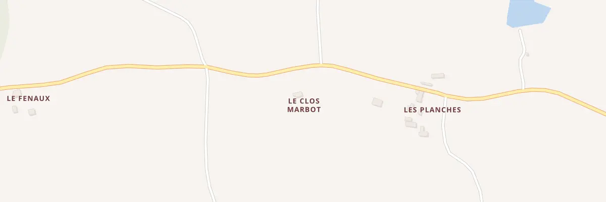 Plan du 5056 Les Planches à La Chapelle-Blanche