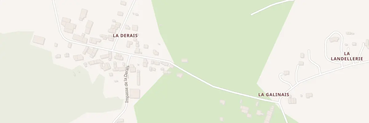 Plan du 6909 La Derais à Bains-sur-Oust