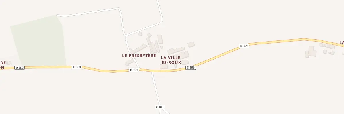 Plan du 5025 La Ville Es Roux à Saint-Malon-sur-Mel