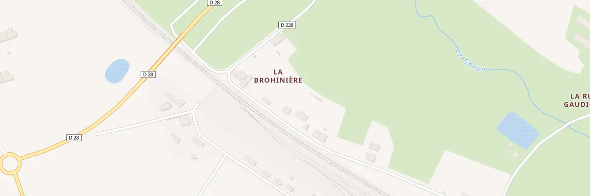 Plan du 16 La Brohinière à Montauban-de-Bretagne