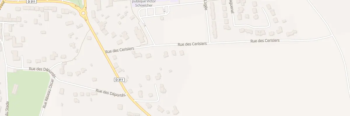 Plan du 10 Rue des Cerisiers à Guer