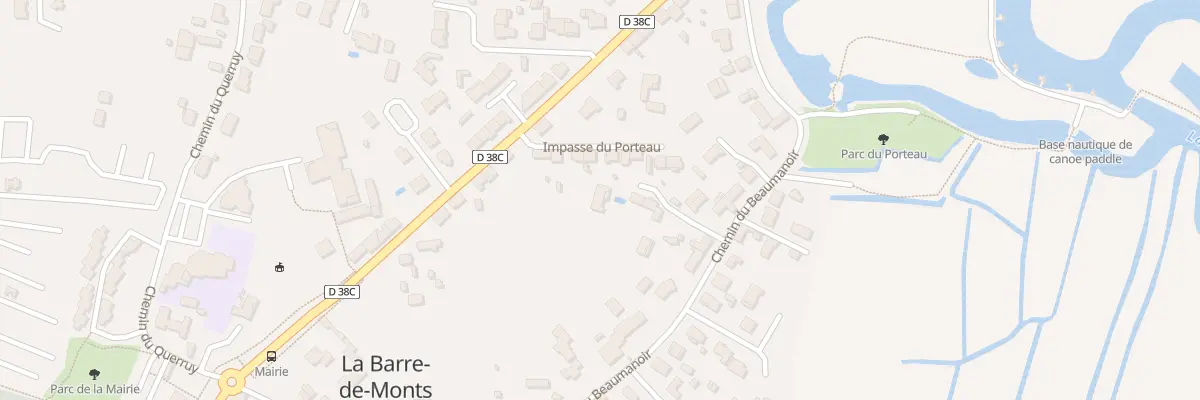 Plan du 57 Che de Beaumanoir à La Barre-de-Monts