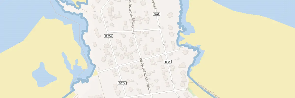 Plan du 233 Bd du Semaphore à Saint-Lunaire