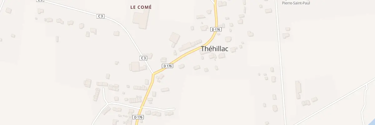 Plan du 8 Rue du Bout de Ville à Théhillac