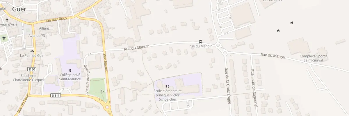 Plan du 18 Rue du Manoir à Guer