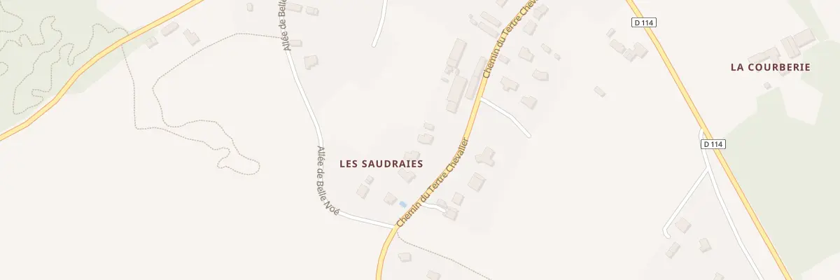 Plan du 6338 Les Saudrayes à Rieux