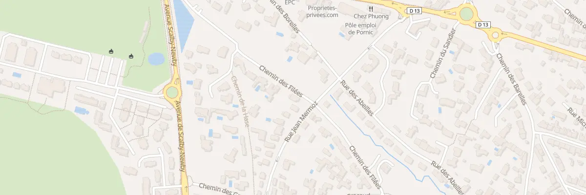 Plan du 28 Che des Filees Sainte Marie à Pornic