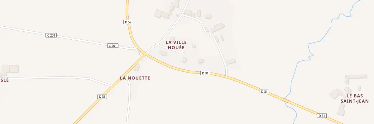 Plan du 16 La Ville Houée à Saint-Malon-sur-Mel