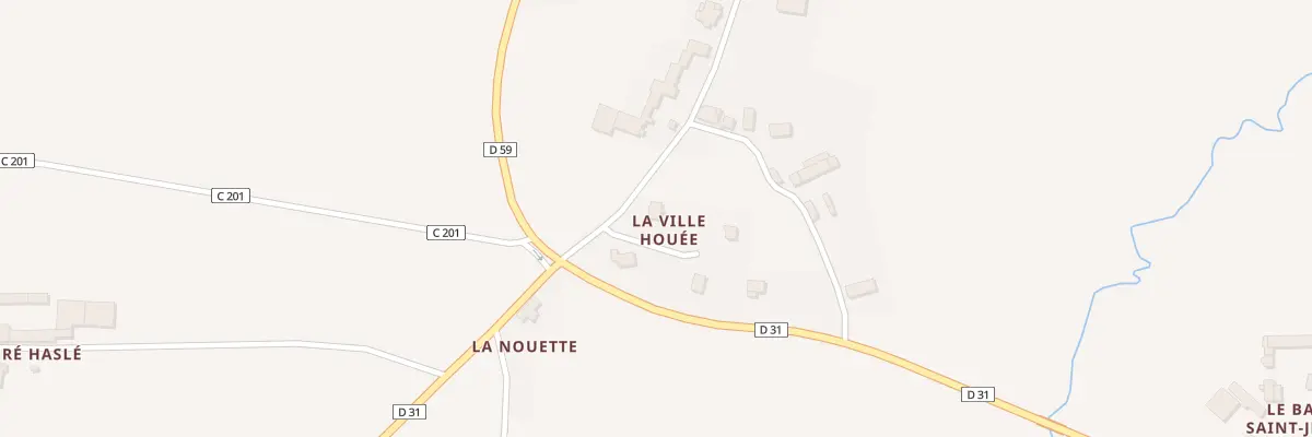 Plan du 20 La Ville Houée à Saint-Malon-sur-Mel