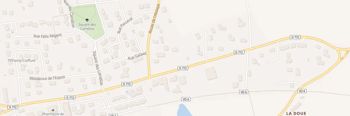 Plan du 1718 Av du General de Gaulle à Guer
