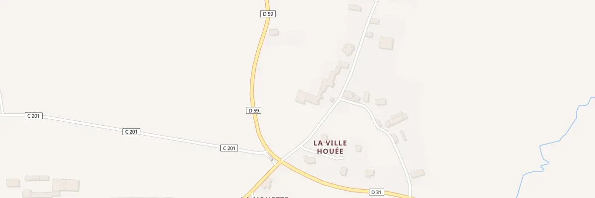 Plan du 34 La Ville Houée à Saint-Malon-sur-Mel