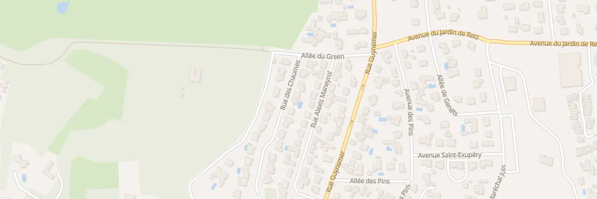 Plan du 7 Rue des Chaumes à Pornic