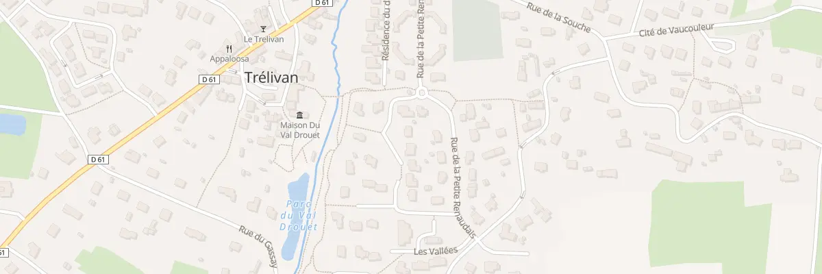 Plan du 3 Rue des Chataîgniers à Trélivan