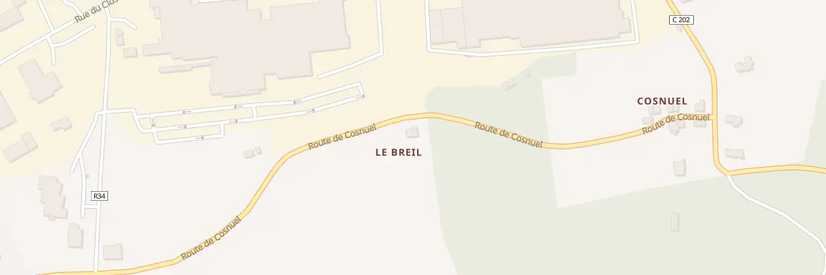 Plan du 20 Rue de Cosnuel à Guer