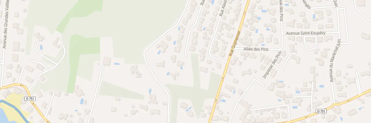 Plan du 30 Rue des Chaumes à Pornic