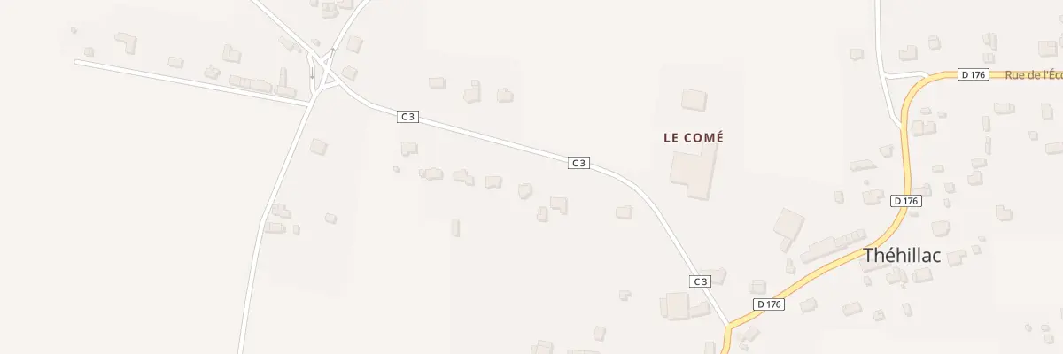 Plan du 13 Rue du Comé à Théhillac