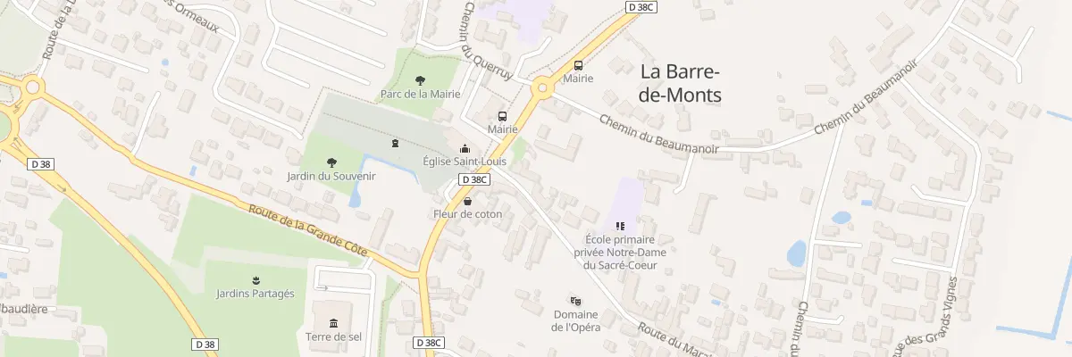 Plan du 3B Rte du Marais à La Barre-de-Monts