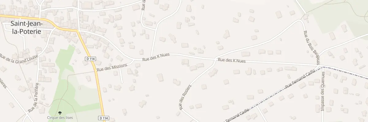 Plan du 30 Rue des K Nues à Saint-Jean-la-Poterie