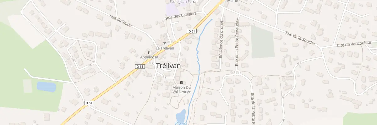 Plan du 3 Rue de l’Eglise à Trélivan