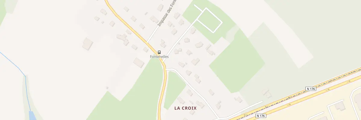 Plan du 1 La Croix à Aucaleuc