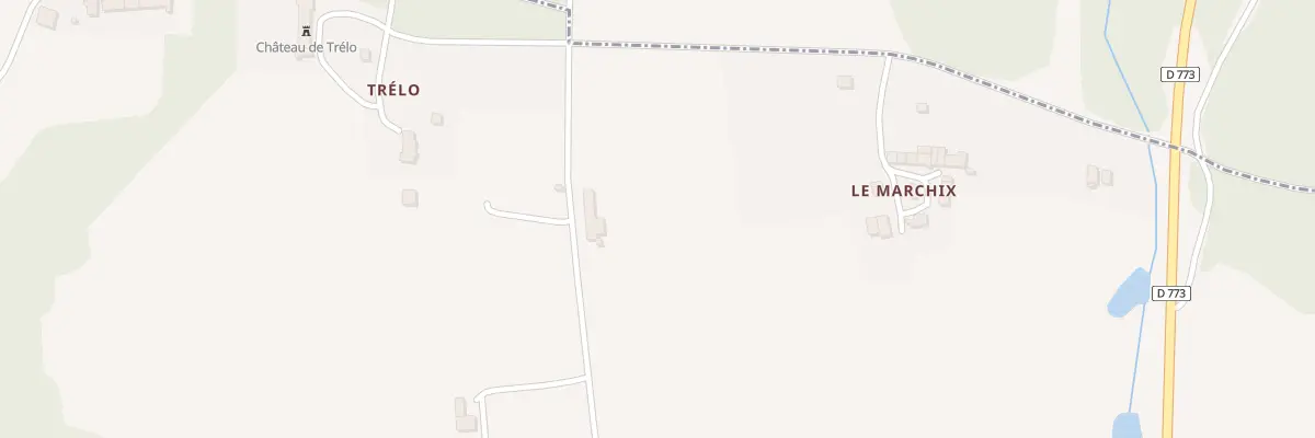 Plan du 2 Trélo à Carentoir