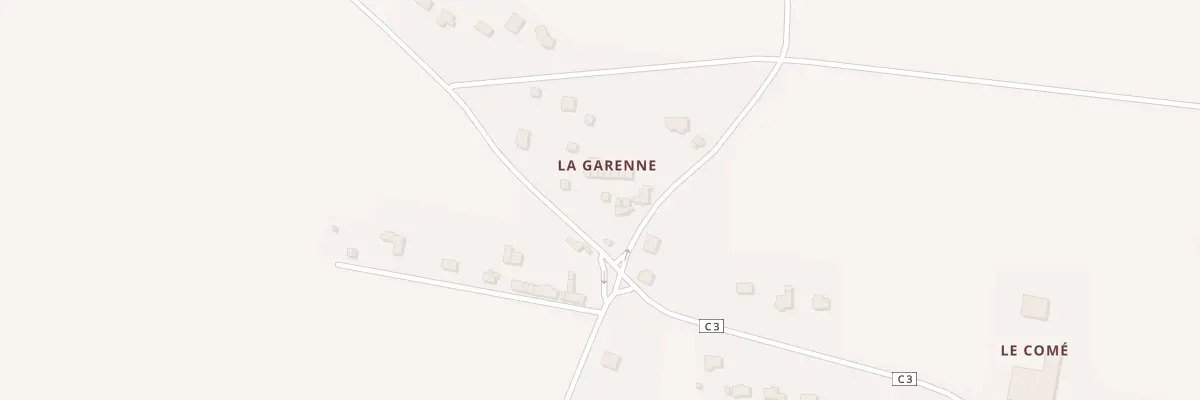 Plan du 16 La Garenne à Théhillac