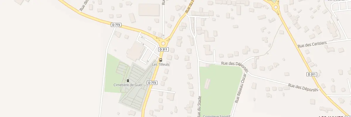 Plan du 1T Rue des Tilleuls à Guer