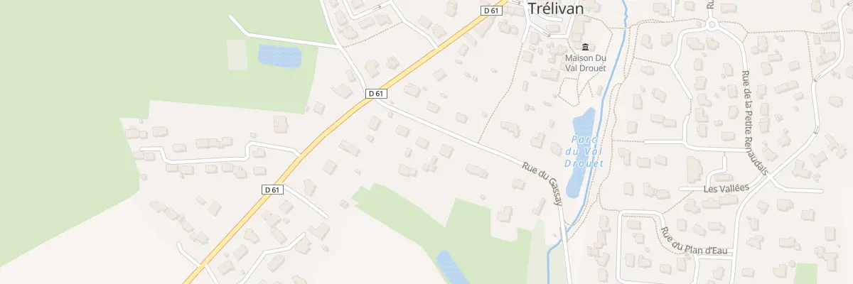 Plan du 6 Rue du Gassay à Trélivan