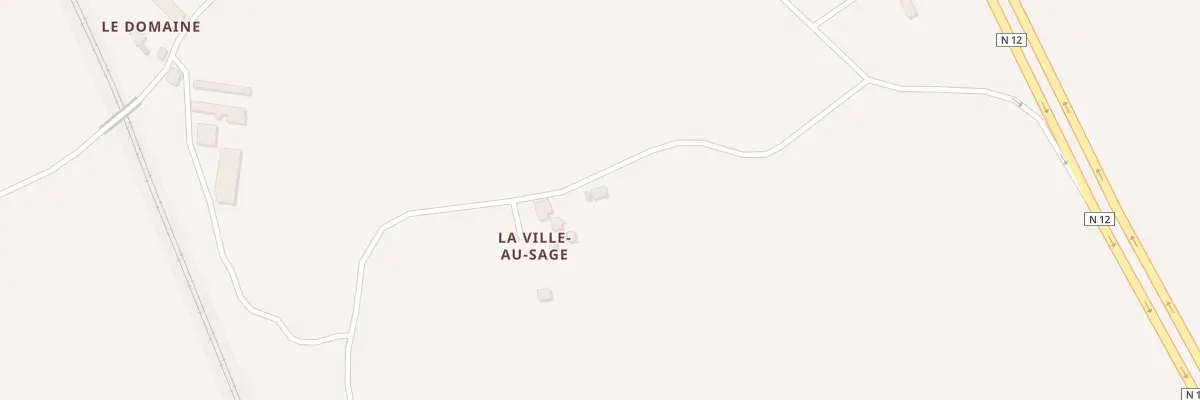 Plan du 5447 La Ville au Sage à Quédillac