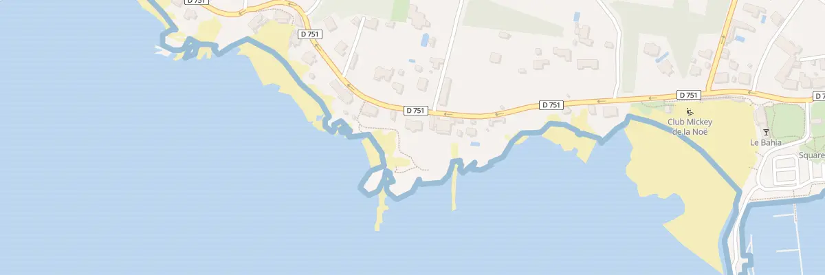 Plan du 36 Bd de l’Océan Ste Marie à Pornic