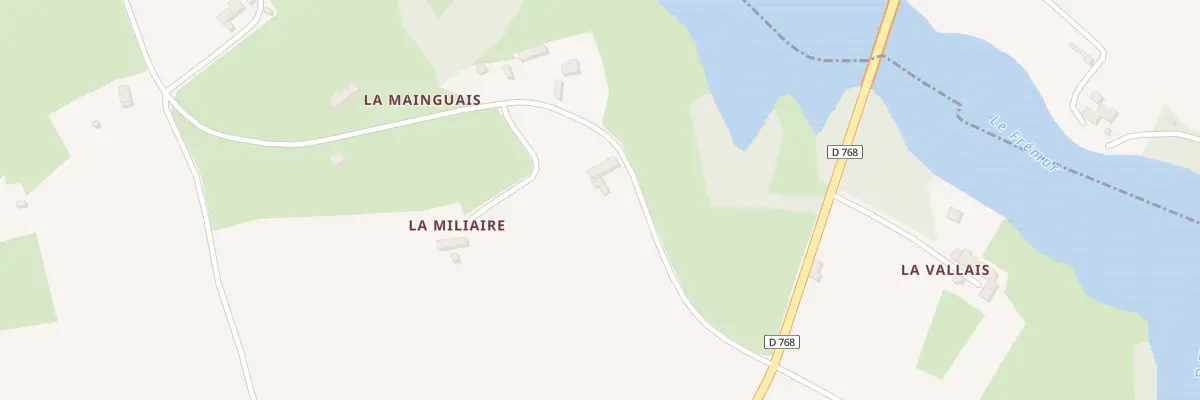 Plan du 1 La Miliaire à Beaussais-sur-Mer
