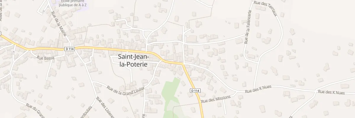 Plan du 75 Rue des Potières à Saint-Jean-la-Poterie