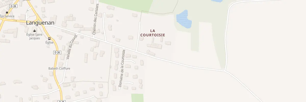 Plan du 33 Rue de la Prevoste à Languenan