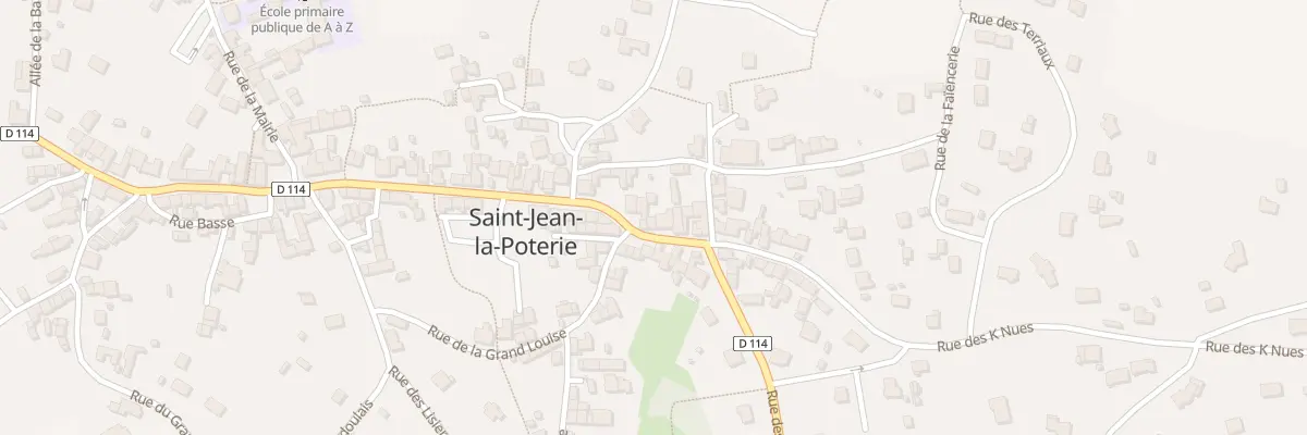 Plan du 65 Rue des Potières à Saint-Jean-la-Poterie
