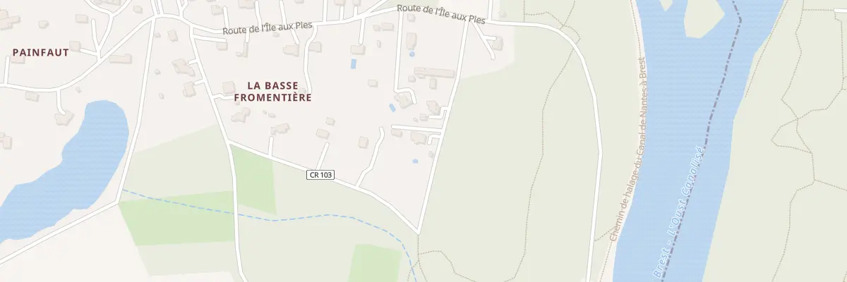 Plan du 19 La Basse Fromentière à Saint-Vincent-sur-Oust