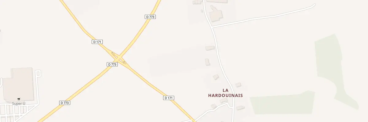 Plan du 10 La Hardouinais à Carentoir