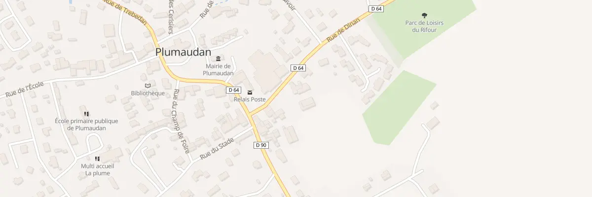 Plan du 6 Rue de Dinan à Plumaudan