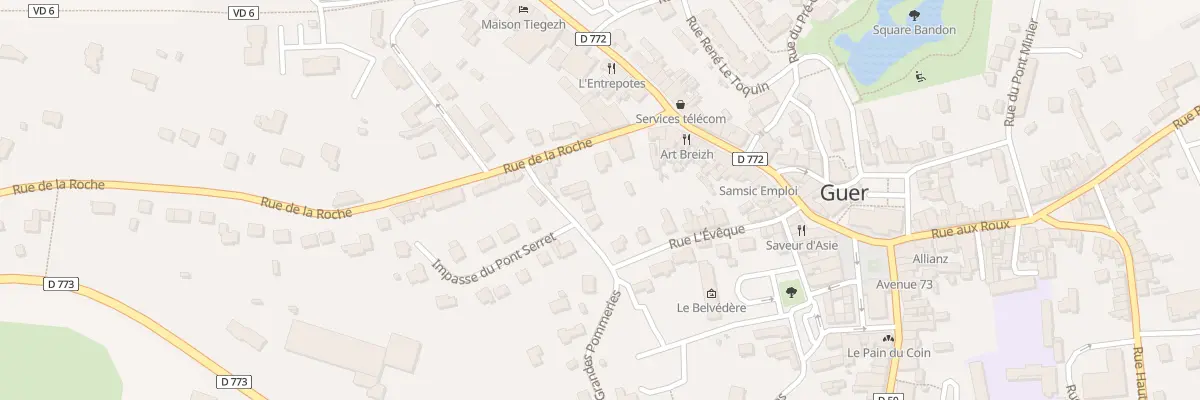 Plan du 3B Rue du Pont Serret à Guer