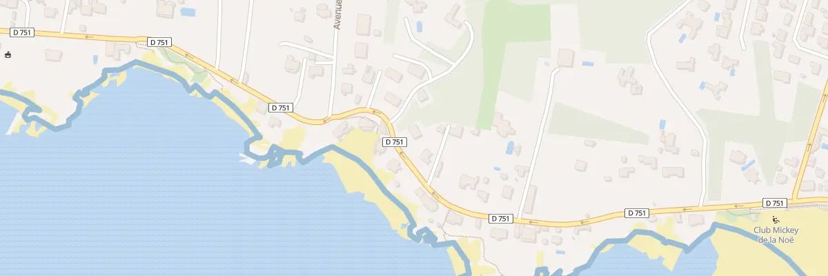 Plan du 43 Bd de l’Océan Ste Marie à Pornic