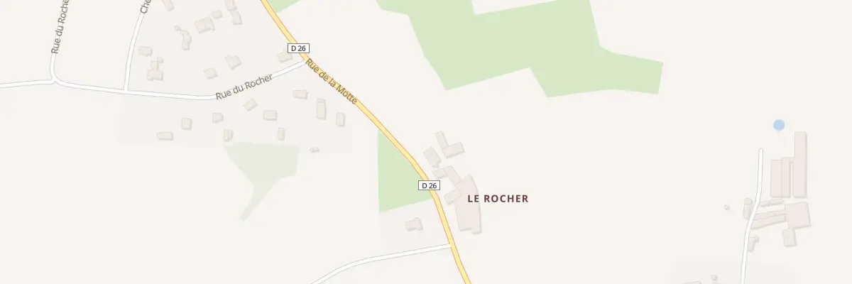 Plan du 5196 Le Rocher à Languenan
