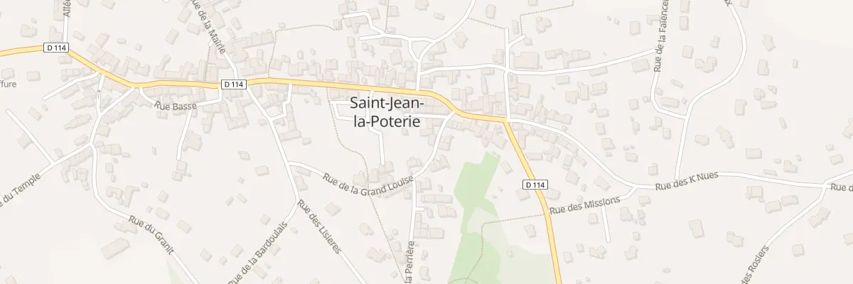 Plan du 6 Rue de la Grand Louise à Saint-Jean-la-Poterie