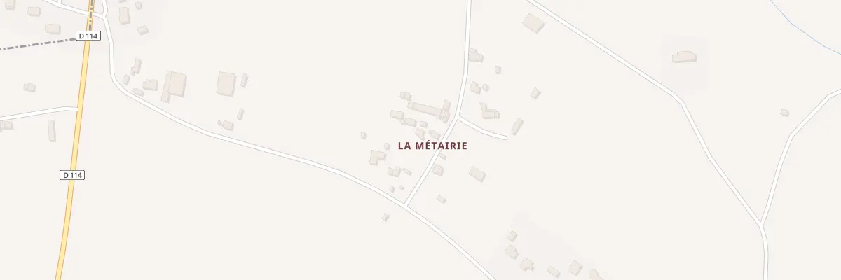 Plan du 6 La Metairie à Théhillac