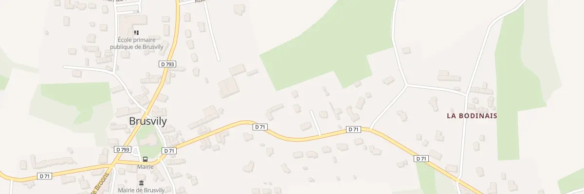 Plan du 11D Rue du Presbytère à Brusvily