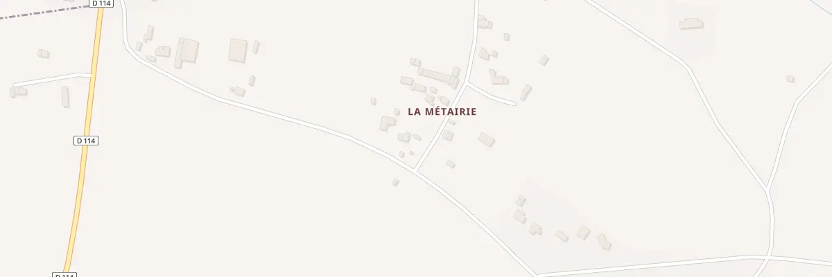 Plan du 30 La Metairie à Théhillac
