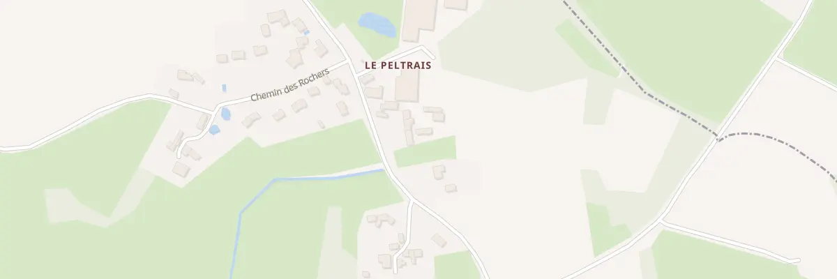 Plan du 7 La Peltrais à Crossac