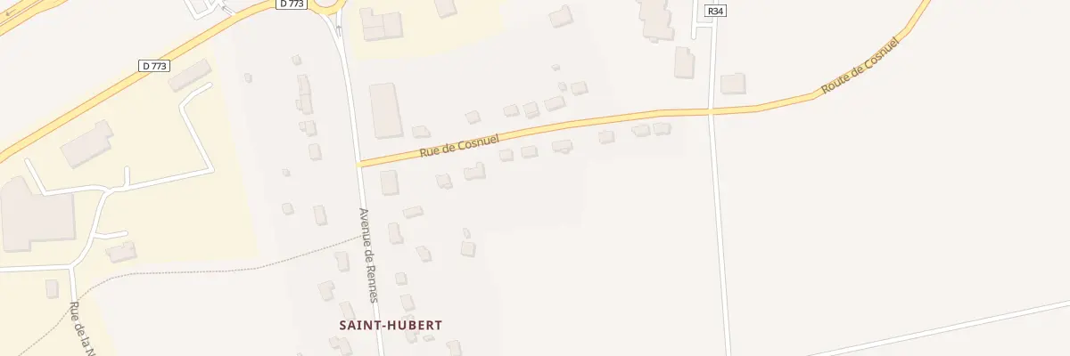 Plan du 10 Rue de Cosnuel à Guer