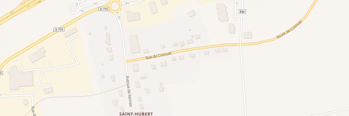 Plan du 8 Rue de Cosnuel à Guer