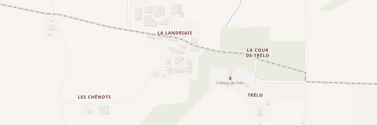 Plan du 10 La Landriais à Carentoir